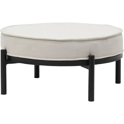 Tabouret Coton House Doctor - 60cm x 30cm - Sable - Publicité Tabouret Coton House Doctor - 60cm x 30cm - Sable - Publicité