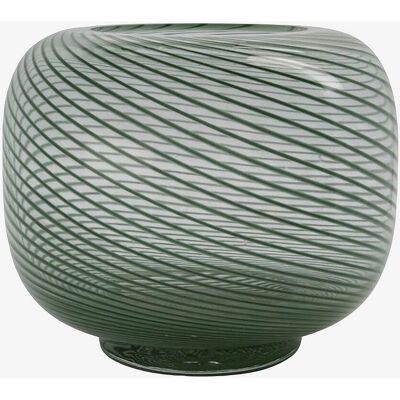 House Doctor Swirl Vase - Unik Grøn Håndblæst Dekor House Doctor Swirl Vase - Unik Grøn Håndblæst Dekor