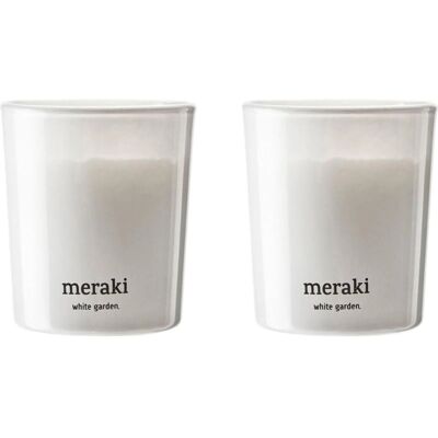 Meraki White Garden Duftlys - Hjemmedekoration Meraki White Garden Duftlys - Hjemmedekoration