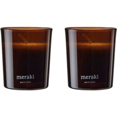 Meraki Duftlys Varm Tonka - 2-Pakning Meraki Duftlys Varm Tonka - 2-Pakning