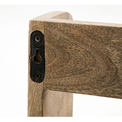 Étagère murale en bois de manguier House Doctor - Design rustique - 60x10x21 cm - Publicité Étagère murale en bois de manguier House Doctor - Design rustique - 60x10x21 cm - Publicité
