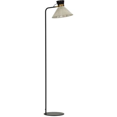 Lampe sur pied en fer et laiton noire House Doctor - 206100401 - Publicité Lampe sur pied en fer et laiton noire House Doctor - 206100401 - Publicité