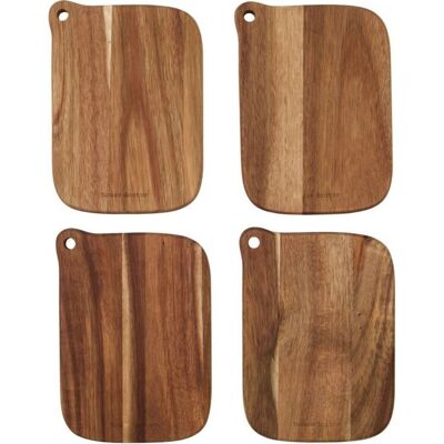 House Doctor Eya Schneidebrett Natur 4er-Set - Schneidebrett House Doctor Eya Schneidebrett Natur 4er-Set - Schneidebrett
