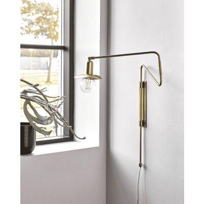 House Doctor Hd Swing Vägglampa - Messing House Doctor Hd Swing Vägglampa - Messing
