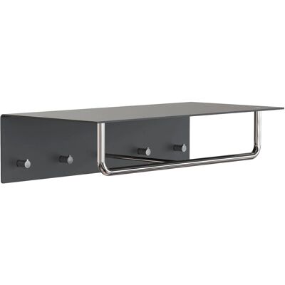 Frost Unu Wandgarderobe mit Haken und Stange - Modernes minimalistisches Design Frost Unu Wandgarderobe mit Haken und Stange - Modernes minimalistisches Design