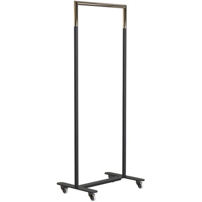 Frost Kleiderständer mit Rollen - 63,8cm Schwarz / Gold Frost Kleiderständer mit Rollen - 63,8cm Schwarz / Gold