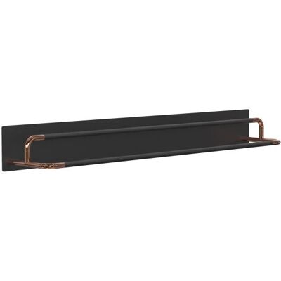 Frost RADA Schuhregal - Schwarz Matt / Kupfer Poliert - 100cm Frost RADA Schuhregal - Schwarz Matt / Kupfer Poliert - 100cm