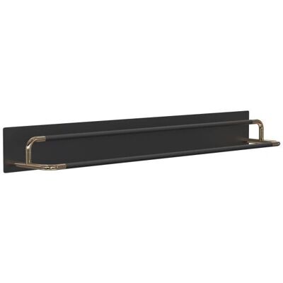 Frost Signatures RADA Schuhregal - 100cm - Mattschwarz/Poliert Gold Frost Signatures RADA Schuhregal - 100cm - Mattschwarz/Poliert Gold