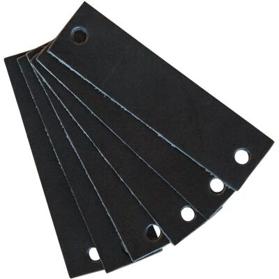 Leander - Leather handles - Svart - Furniture hardware Leander - Leather handles - Svart - Furniture hardware