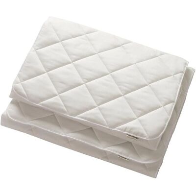 Surmatelas blanc pour bébé Leander - 60x120 cm - Publicité Surmatelas blanc pour bébé Leander - 60x120 cm - Publicité
