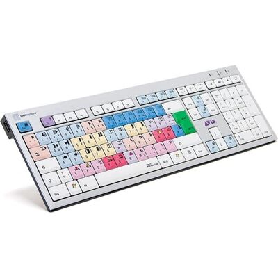 Logickeyboard Avid NewsCutter - Aluminium-Tastatur, Deutsch Logickeyboard Avid NewsCutter - Aluminium-Tastatur, Deutsch