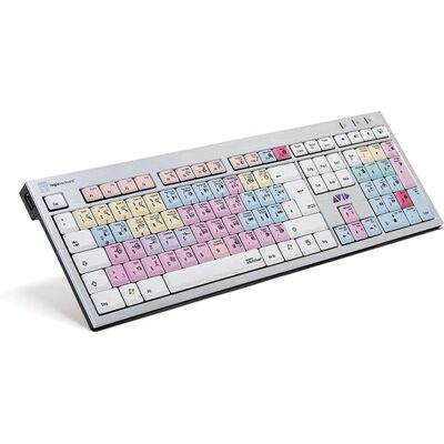 Logickeyboard Avid Pro Tools Tastatur - Schwarz, Silber - USB, Deutsch Logickeyboard Avid Pro Tools Tastatur - Schwarz, Silber - USB, Deutsch