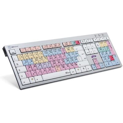 LogicKeyboard Tastatur for Avid Pro Tools - Slim Alu - PC / FR - Office USB AZERTY Multicolor LogicKeyboard Tastatur for Avid Pro Tools - Slim Alu - PC / FR - Office USB AZERTY Multicolor