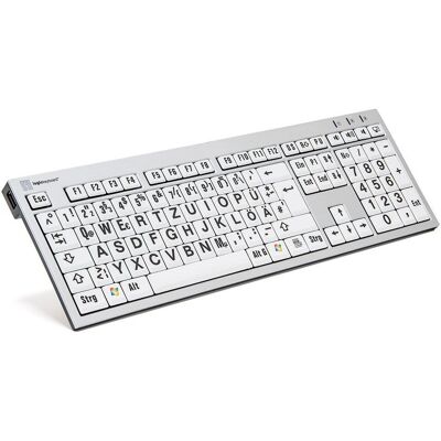 Logickeyboard Largeprint - Tastiera QWERTZ tedesca cablata - Multicolore Logickeyboard Largeprint - Tastiera QWERTZ tedesca cablata - Multicolore