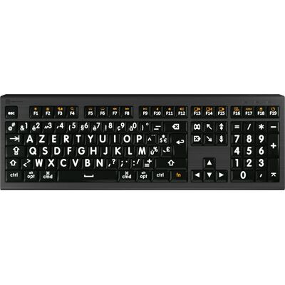 Logickeyboard - LKB-LPWB-A2M-FR - Rétroéclairé - AZERTY - Keyboard - Publicité Logickeyboard - LKB-LPWB-A2M-FR - Rétroéclairé - AZERTY - Keyboard - Publicité