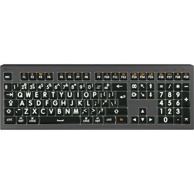 Logickeyboard - LKB-LPWB-A2M-UK - English QWERTY - Grey - Keyboard Logickeyboard - LKB-LPWB-A2M-UK - English QWERTY - Grey - Keyboard