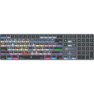 Logickeyboard - LKB-MCOMP-TM-UK - Grey Titanium - Keyboard Logickeyboard - LKB-MCOMP-TM-UK - Grey Titanium - Keyboard