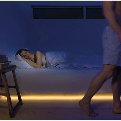 Smartsaker Natlampe Bedlight med 2 bevægelsessensorer Smartsaker Natlampe Bedlight med 2 bevægelsessensorer