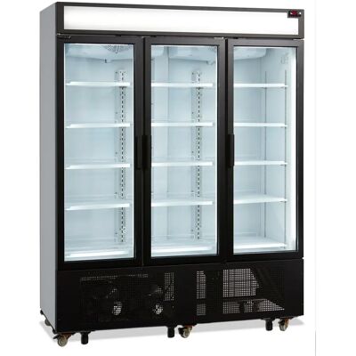Tefcold Hvid 3-dørs Udstillingskøler - LED Øverst - 1315L Tefcold Hvid 3-dørs Udstillingskøler - LED Øverst - 1315L