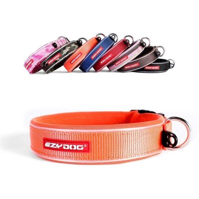 Collier Neo Classic XS Orange Ezydog - Réglable, Étanche, Réfléchissant Collier Neo Classic XS Orange Ezydog - Réglable, Étanche, Réfléchissant