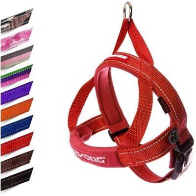 EzyDog Quick Fit Harness - Red L - Harness EzyDog Quick Fit Harness - Red L - Harness