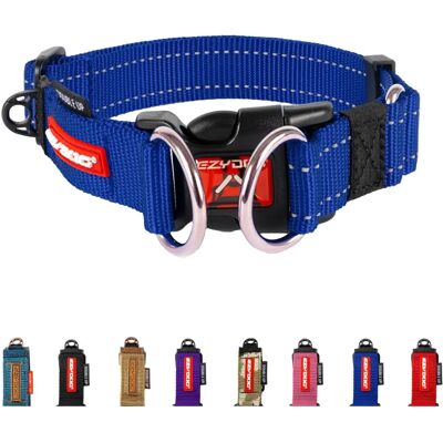 EzyDog Double Up Dog Collar - Reflective, Soft Neoprene, Adjustable EzyDog Double Up Dog Collar - Reflective, Soft Neoprene, Adjustable