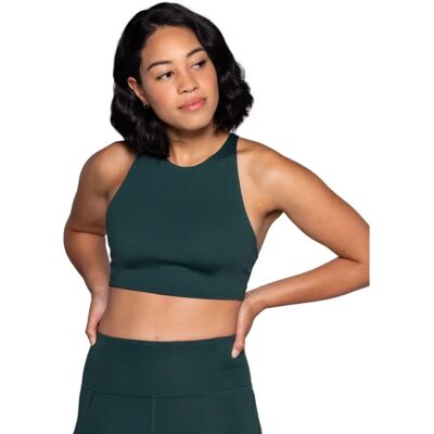 Soutien-gorge de sport Girlfriend Collective Topanga - Col haut, Tissu recyclé - Publicité Soutien-gorge de sport Girlfriend Collective Topanga - Col haut, Tissu recyclé - Publicité