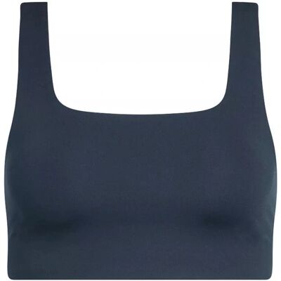 Soutien-gorge Tommy de Girlfriend Collective - Col carré ouvert, dos bas, soutien intégré - Publicité Soutien-gorge Tommy de Girlfriend Collective - Col carré ouvert, dos bas, soutien intégré - Publicité