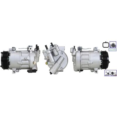 LUCAS ACP01043 Kompressor für Klimaanlage - Kompatibel mit Peugeot, Citroën, DS LUCAS ACP01043 Kompressor für Klimaanlage - Kompatibel mit Peugeot, Citroën, DS