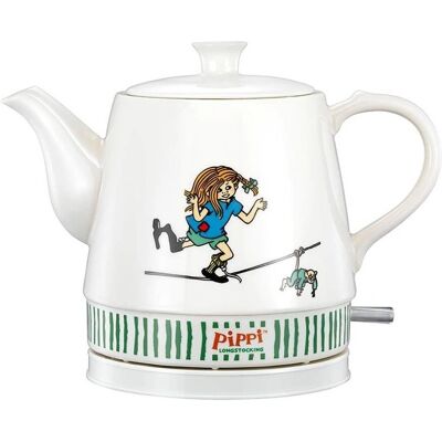 Bouilloire en céramique Pippi - 0,8L Blanc avec design Pippi - Bouilloire électrique - Publicité Bouilloire en céramique Pippi - 0,8L Blanc avec design Pippi - Bouilloire électrique - Publicité