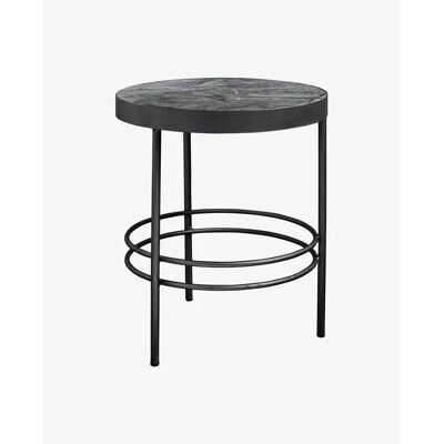 Nordal Midnight Beistelltisch - Schwarz Marmor und Metall Nordal Midnight Beistelltisch - Schwarz Marmor und Metall