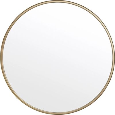 Miroir rond en or de 80cm Nordal - Miroir - Publicité Miroir rond en or de 80cm Nordal - Miroir - Publicité