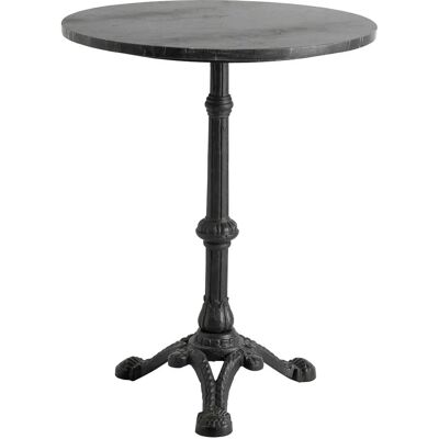 Nordal Schwarzer Marmor Rund Café Tisch - Modernes Design Nordal Schwarzer Marmor Rund Café Tisch - Modernes Design