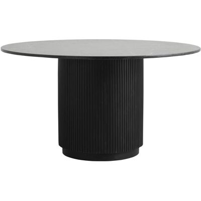 Nordal Erie Rund Matbord - Svart marmor Nordal Erie Rund Matbord - Svart marmor