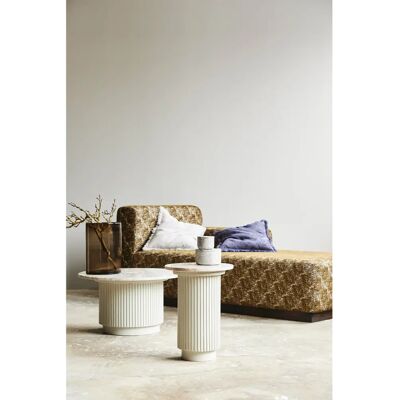 Table d’appoint Erie de Nordal - Marbre Blanc - Publicité Table d’appoint Erie de Nordal - Marbre Blanc - Publicité