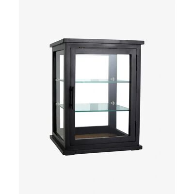 Nordal ARNO Schwarze Vitrine - Kleines Anzeigeschrank Nordal ARNO Schwarze Vitrine - Kleines Anzeigeschrank