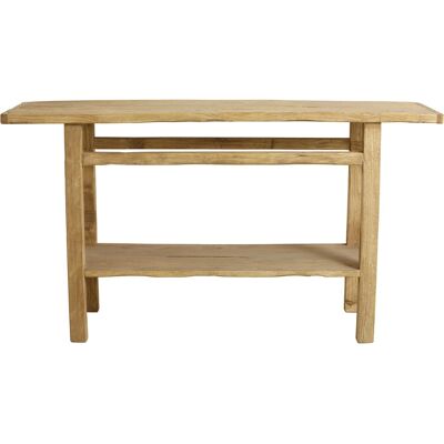 Nordal Argun Handgefertigter Holztisch aus altem Ulmenholz - Konsolentisch Nordal Argun Handgefertigter Holztisch aus altem Ulmenholz - Konsolentisch