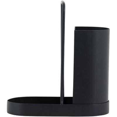 Nordal KAKI Disktvättsset - Svart - Rostfritt stål - 19 cm Nordal KAKI Disktvättsset - Svart - Rostfritt stål - 19 cm