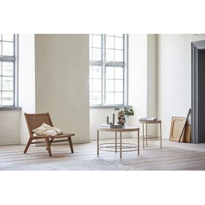 Nordal Jungo Rund sidobord - Diameter 50cm - Sand Nordal Jungo Rund sidobord - Diameter 50cm - Sand