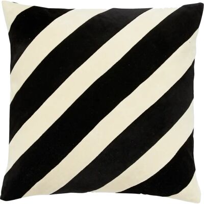 Nordal - Theta-Kissen - Schwarz/Elfenbein - 48x48 cm - Cushion Nordal - Theta-Kissen - Schwarz/Elfenbein - 48x48 cm - Cushion