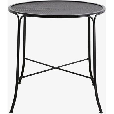 Nordal Aras Gartentisch - Schwarz - Rund, 75cm - Gartenmöbel Nordal Aras Gartentisch - Schwarz - Rund, 75cm - Gartenmöbel