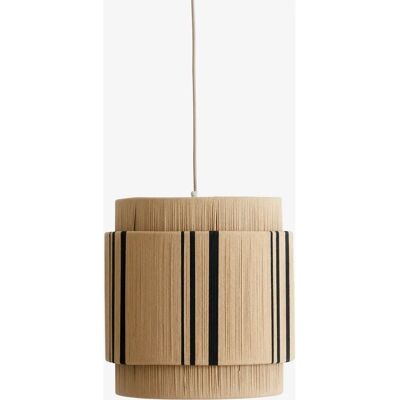 Suspension Nordal Vinata - Coton Beige & Noir - 40cm - Publicité Suspension Nordal Vinata - Coton Beige & Noir - 40cm - Publicité