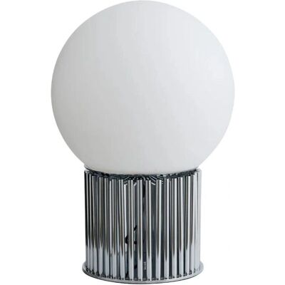 Nordal Hermes Stehlampe - Chrom, Milchglas, 52cm Nordal Hermes Stehlampe - Chrom, Milchglas, 52cm