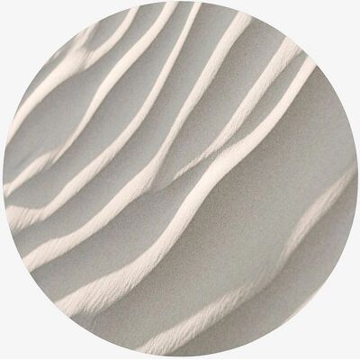 Malerifabrikken - Beige Rund MDF Vægkunst - 70X70 Malerifabrikken - Beige Rund MDF Vægkunst - 70X70
