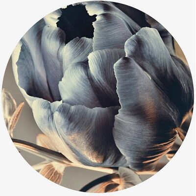 Malerifabrikken Billede Baroque 3 Blå - Vægkunst 70x70cm Malerifabrikken Billede Baroque 3 Blå - Vægkunst 70x70cm