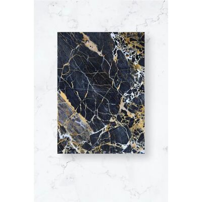 Malerifabrikken Svart Marmor Plakat - 30x40cm Malerifabrikken Svart Marmor Plakat - 30x40cm