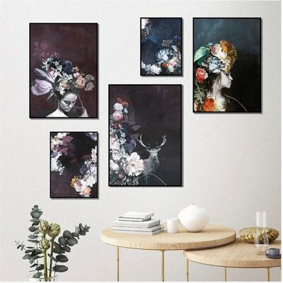 Malerifabrikken Haute couture 5 Lila Plakat - Plakat Malerifabrikken Haute couture 5 Lila Plakat - Plakat