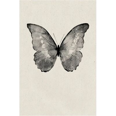Malerifabrikken Plakat Black Butterfly - Beige - 50X70 Malerifabrikken Plakat Black Butterfly - Beige - 50X70