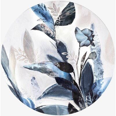 Malerifabrikken Blå Blad Veggkunst - 40X40 - Svæveeffekt Malerifabrikken Blå Blad Veggkunst - 40X40 - Svæveeffekt