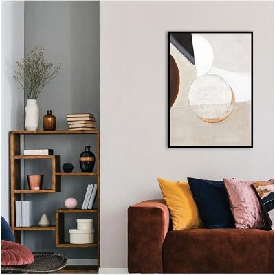 Malerifabrikken Graphical shapes 6 - Beige - Plakat - 70X100 Malerifabrikken Graphical shapes 6 - Beige - Plakat - 70X100